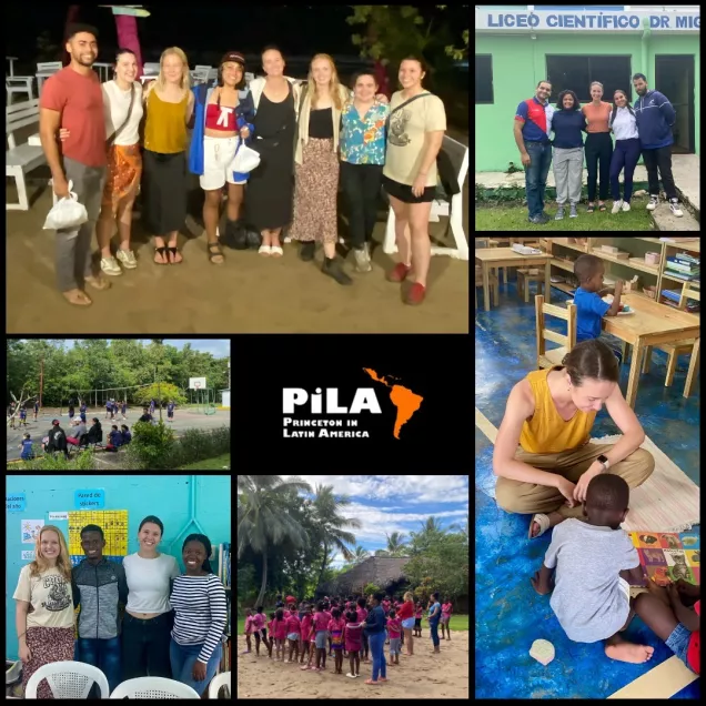 collage of photos of visit to DR